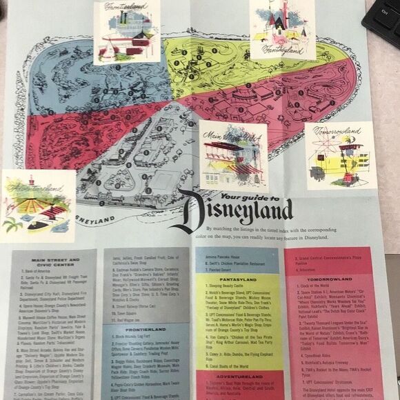 Disney land guide by Bank of America opening year, 1955 - Picture 6 of 10